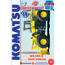 KOMATSU WHEEL LOADER  WA500-6  SHOP MANUAL
