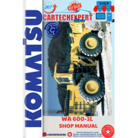 KOMATSU WHEEL LOADER  WA600-3L  SHOP MANUAL