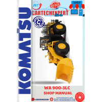 KOMATSU WHEEL LOADER  WA900-3LC  SHOP MANUAL KOMATSU WHEEL LOADER  WA900-3LC  SHOP MANUAL